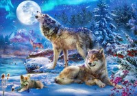 Bluebird Puzzle 1500 - Winter Wolf Family.jpg