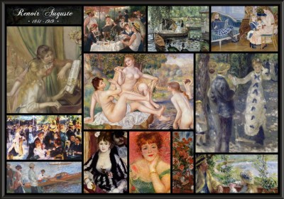 Grafika 1000 - Auguste Renoir : Collage