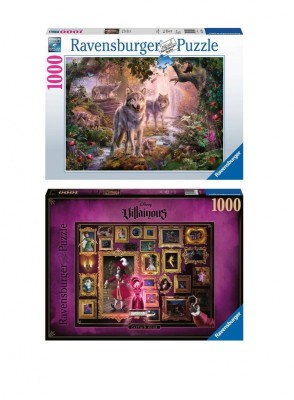 Ravensburger 1000 x 2 - Zestaw 2w1 15185 + 15022
