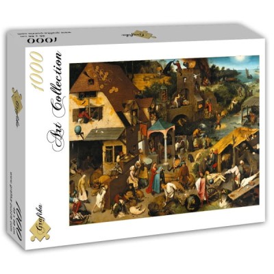 Grafika 1000 - Pieter Brueghel - The Dutch Proverbs, 1559