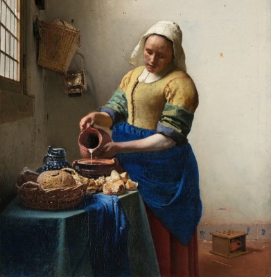Grafika 1000 - Vermeer Johannes : La LaitiĂ¨re, 1658-1661