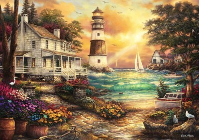 Grafika 1000 - Chuck Pinson - Cottage by the Sea