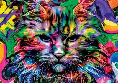 Nova Puzzle 1000 - Angry Cat