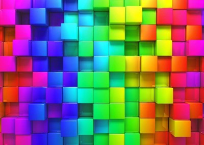 Nova Puzzle 1000 - Rainbow Color Boxes