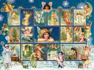 SunsOut 1000 - Christmas Snow Angels