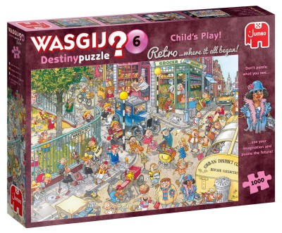 Jumbo 1000 - Wasgij Destiny Retro 6 - Dziecinnie proste