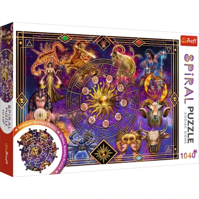 Trefl 1040 Spiral Puzzle - Znaki zodiaku