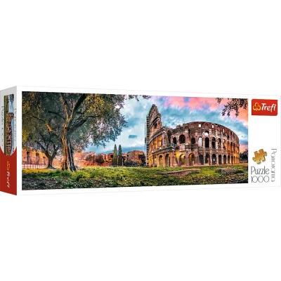 Trefl 1000 panorama - Koloseum o poranku
