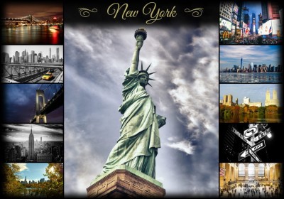 Grafika 1000 - Collage - New York