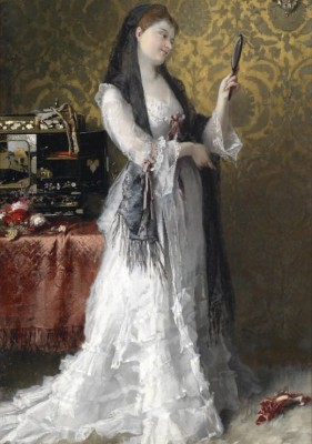 Grafika 1000 - Conrad Kiesel : Lady in Boudoir, 1921