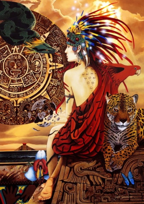 Bluebird Puzzle 1500 - Aztec Dawn.jpg