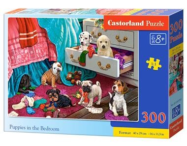 Castorland 300 - Psiaki w sypialni