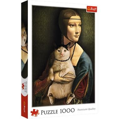 Trefl 1000 - Dama z kotem