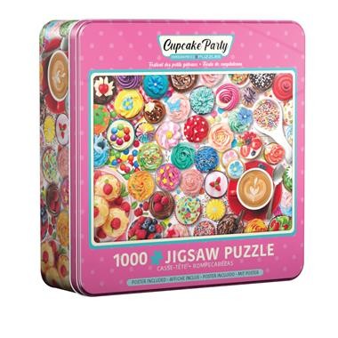 Eurographics 1000 - TIN Metal Box - Cupcake Party Tin
