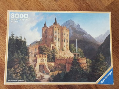 Ravensburger 3000 - Hohenschwangau Castle (Zamek Hohenschwangau) układane