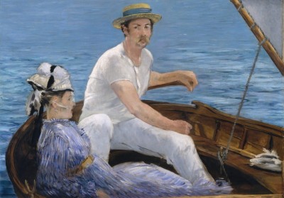 Grafika 1000 - Edouard Manet : Boating, 1874 (Pływanie łodzią)