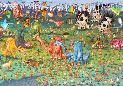 Grafika 1000 - Francois Ruyer - Dinosaurs (Dinozaury)