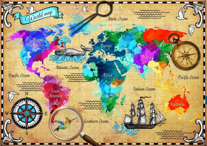 Bluebird Puzzle 2000 - Colorful World Map.jpg