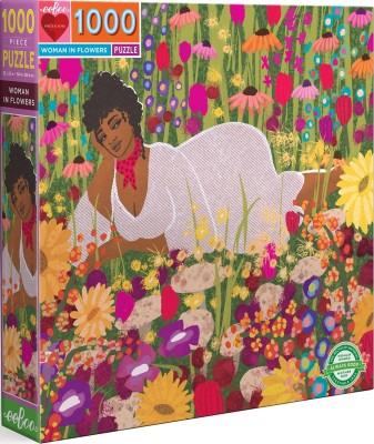 Eeboo 1000 - Woman in Flowers