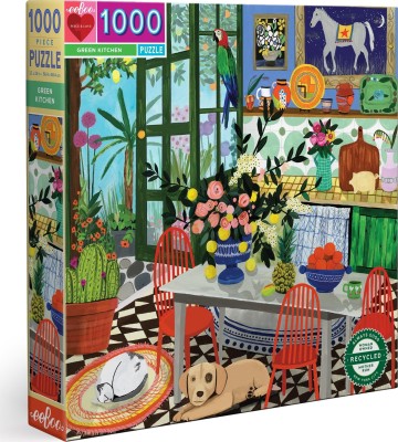 Eeboo 1000 - Green Kitchen