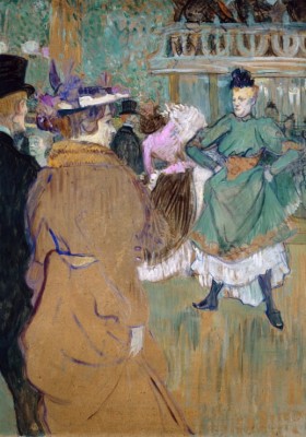 Grafika 1000 - Henri de Toulouse-Lautrec: Quadrille at the Moulin Rouge, 1892