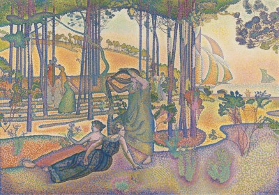 Grafika 1000 - Henri-Edmond Cross : The evening air, 1893 (Wieczorne powietrze)