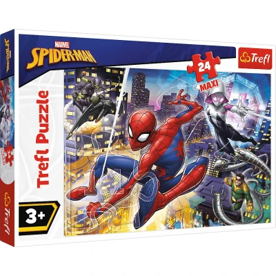 Trefl 24 Maxi - Marvel - Nieustraszony Spider-Man
