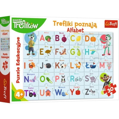 Trefl 30 - Trefliki poznają alfabet