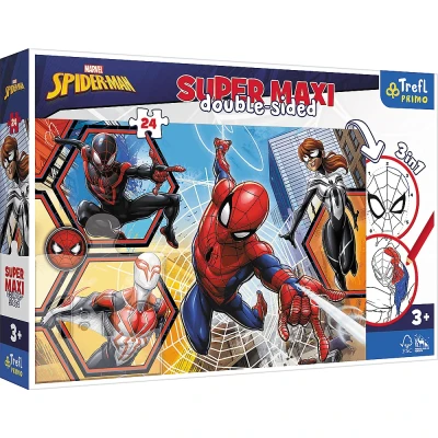Trefl 24 Super Maxi - Spiderman wyrusza do akcji