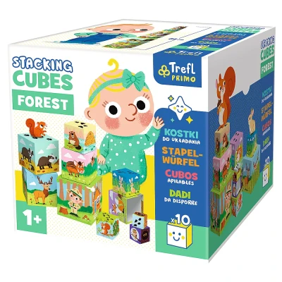 Trefl Primo - Stacking Cubes, Kostki do układania