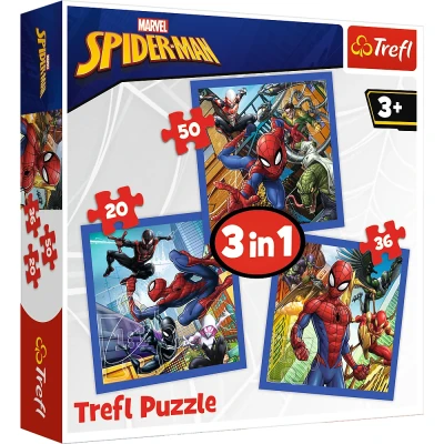 Trefl 3w1 - Spiderman -  Pajęcza siła