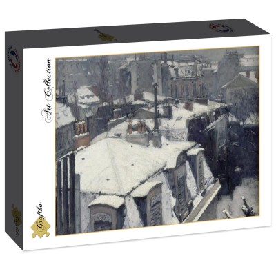 Grafika 2000 - Gustave Caillebotte : View of Rooftops (Snow), 1878-1879