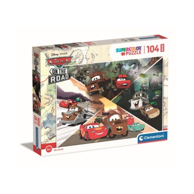 Clementoni 104 Maxi Super Kolor Disney Cars