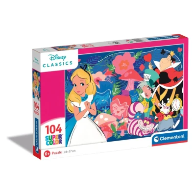 Clementoni 104  Super Kolor Disney Classic Alice