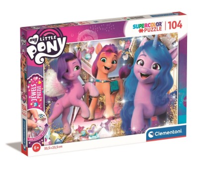 Clementoni 104 Super Color Jewels My Little Pony