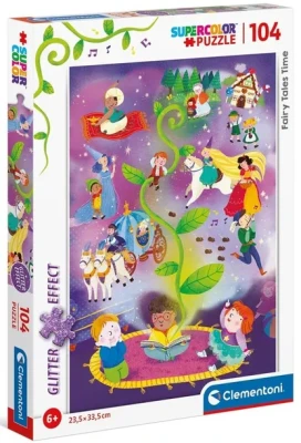 Clementoni 104 Super Color Brokat Fairy Tales Time