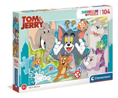 Clementoni 104  Super Kolor Tom&Jerry 2
