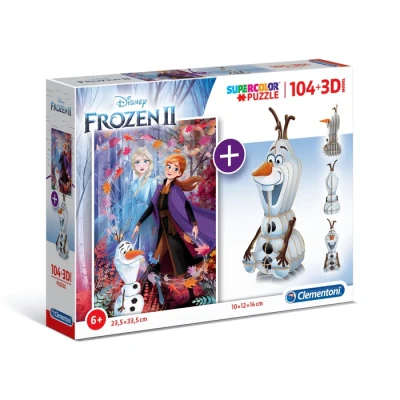 Clementoni 104  Super Kolor 3D model Frozen 2