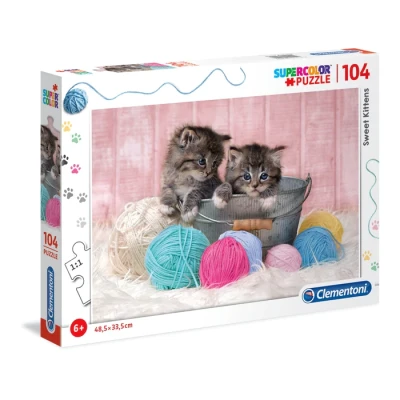 Clementoni 104 Super Color Sweet kittens