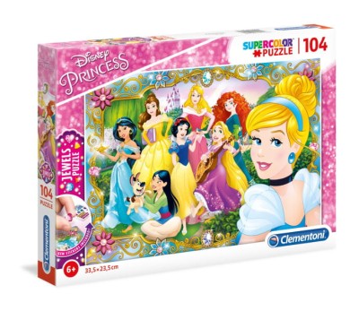 Clementoni 104 Super Color Jewels Princess