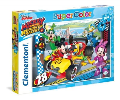 Clementoni 104 Super Color Mickey Roadster Racers