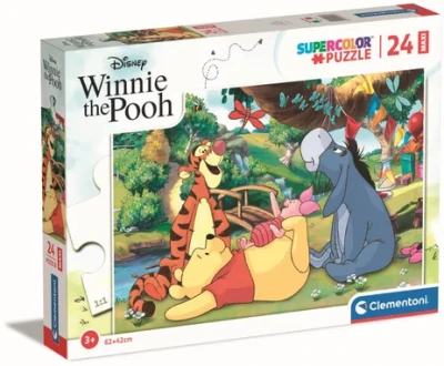 Clementoni 24 Maxi Super Kolor Disney Winnie the Pooh