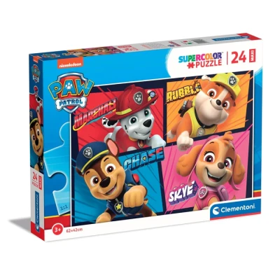 Clementoni 24 Maxi Super Kolor Paw Patrol