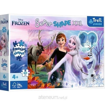Trefl 60 XXL Super shape - Tańczące siostry, Disney Frozen