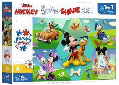 Trefl 60 XXL Super shape - Z Mikim zawsze jest wesoło!, Disney