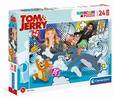 Clementoni 24 Maxi Super Kolor Tom&Jerry