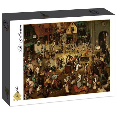Grafika 2000 - Pieter Brueghel - The Fight Between Carnival and Lent, 1559