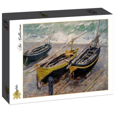 Grafika 2000 - Claude Monet: Three Fishing Boats, 1886
