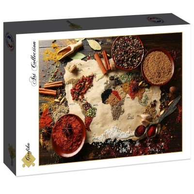 Grafika 2000 - World map in Spices