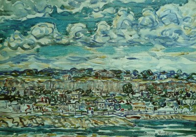 Grafika 1000 - Maurice Prendergast : St. Malo , 1907